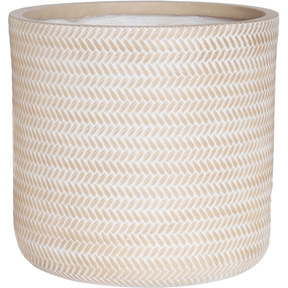 Ghiveci flori VERVE Rattan, D 36 cm, bej