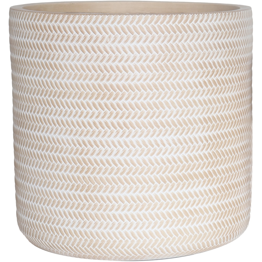 Ghiveci flori VERVE Rattan, D 43 cm, bej