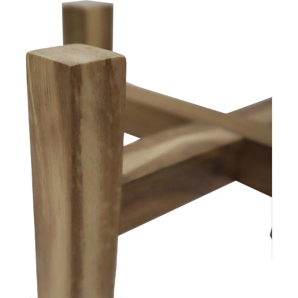 Suport ghiveci VERVE Basic, lemn de acacia, 12 cm