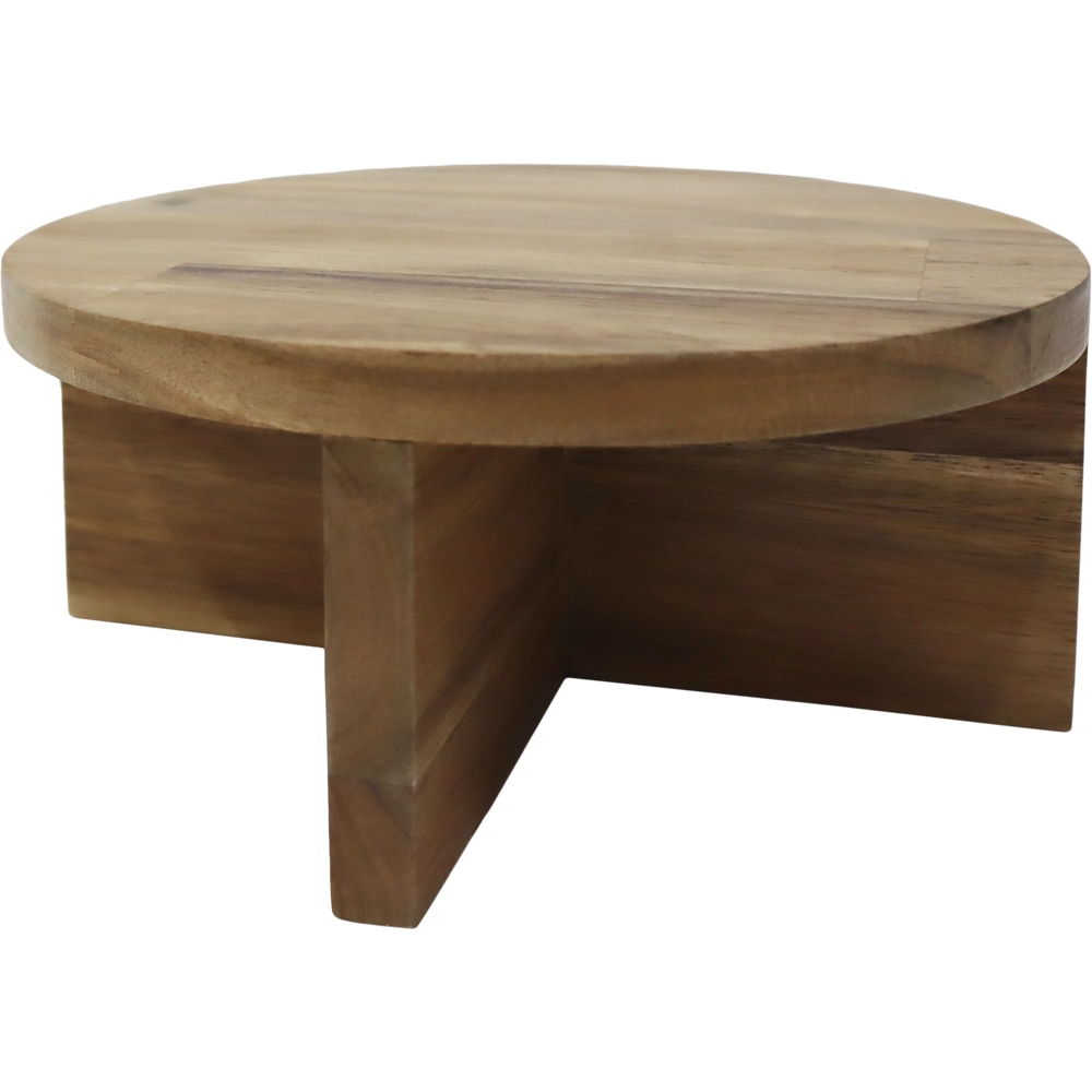 Suport ghiveci VERVE, rotund, lemn, D 19 cm