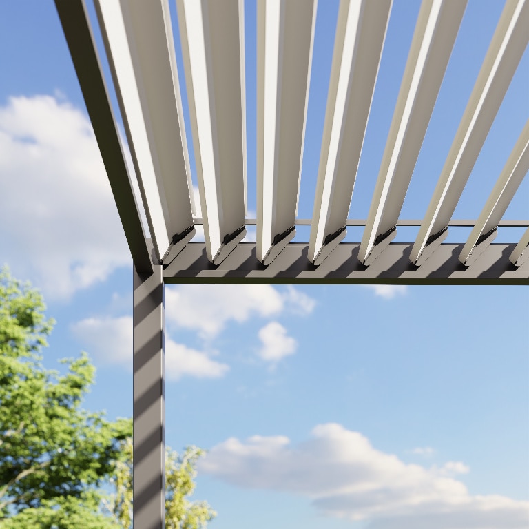 Pavilion gradina, gri, aluminiu, dreptunghiular, 400 x 300 cm - Samiel