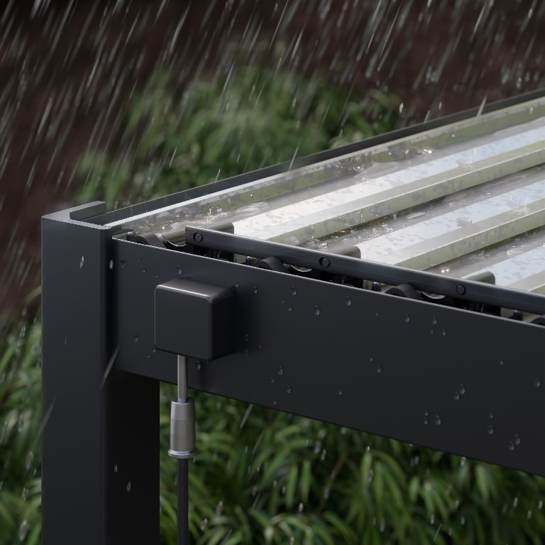 Pavilion gradina, gri, aluminiu, dreptunghiular, 400 x 300 cm - Samiel