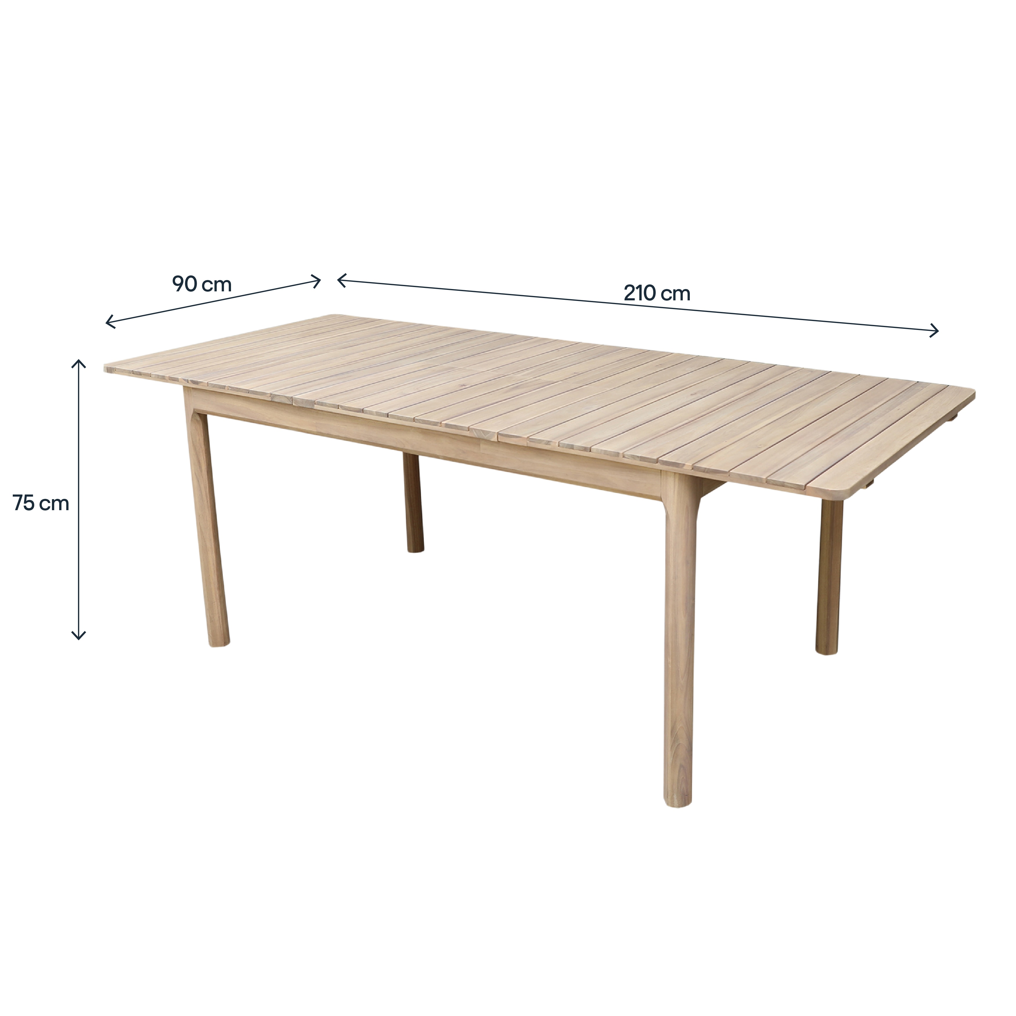 Masa Extens.Riveo 150 Pe 202X90X75