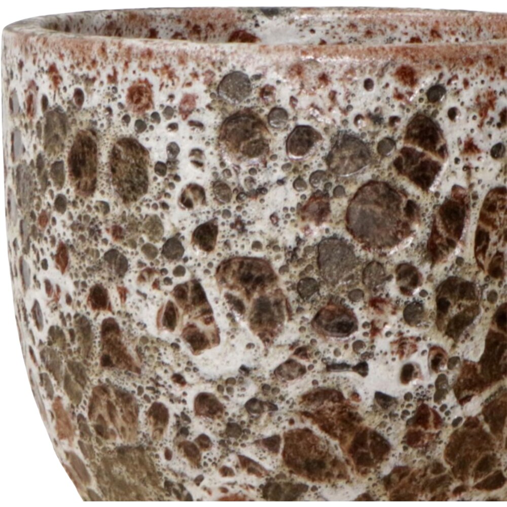 Ghiveci flori VERVE Antique, D 20 cm, maro