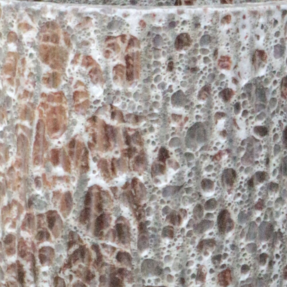 Ghiveci flori VERVE Volcanic, D 33 cm, maro