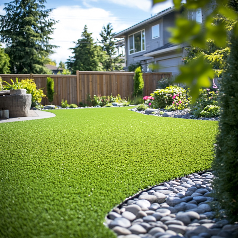 Gazon artificial, polietilena, 1 x 4 m, verde