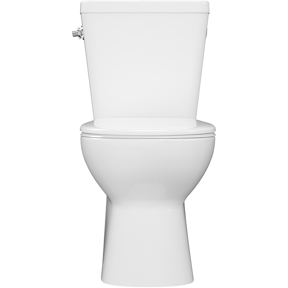 Set vas WC GOODHOME Tasi, ceramica, evacuare verticala, rezervor 3-4.5 l, capac SoftClose, alb