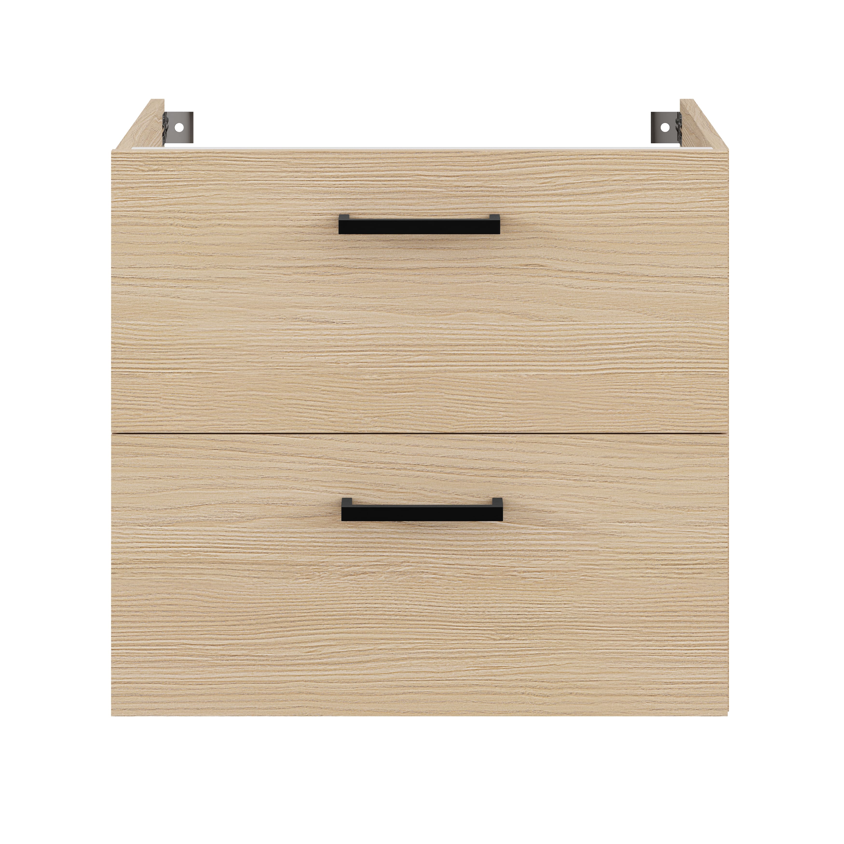 Baza pentru lavoar, suspendata, decor stejar, 60 cm  Pyxis