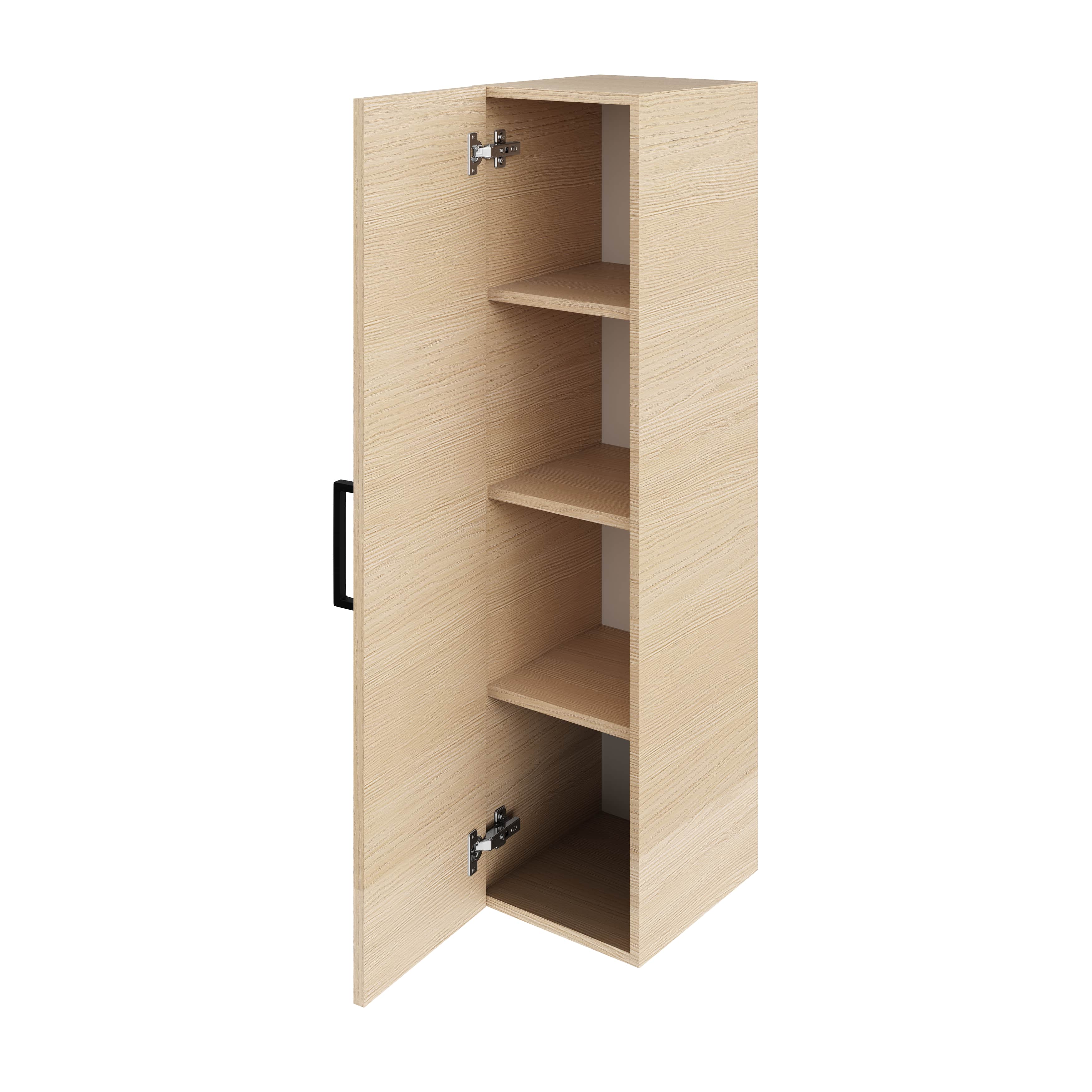 Coloana baie Pyxis, usa reversibila, 60 cm, stejar