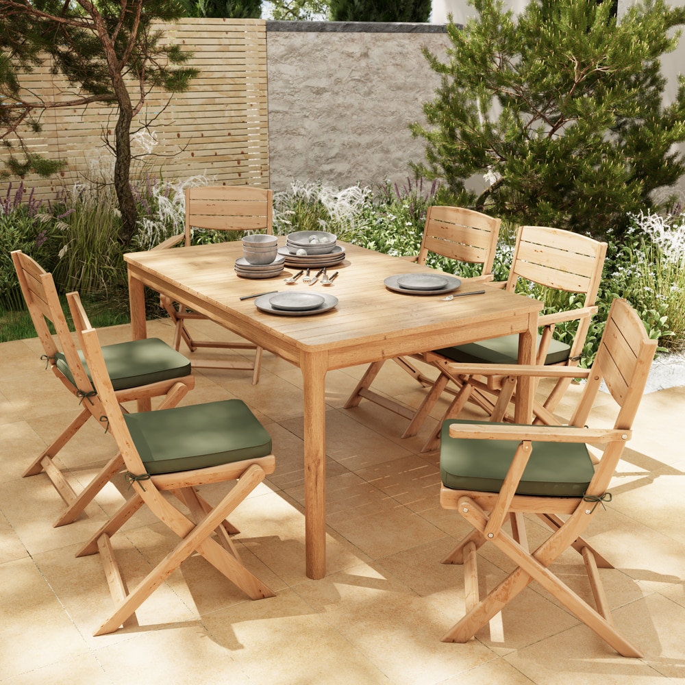 Perna scaun Tiga, textil, 38 x 40 cm, oliv