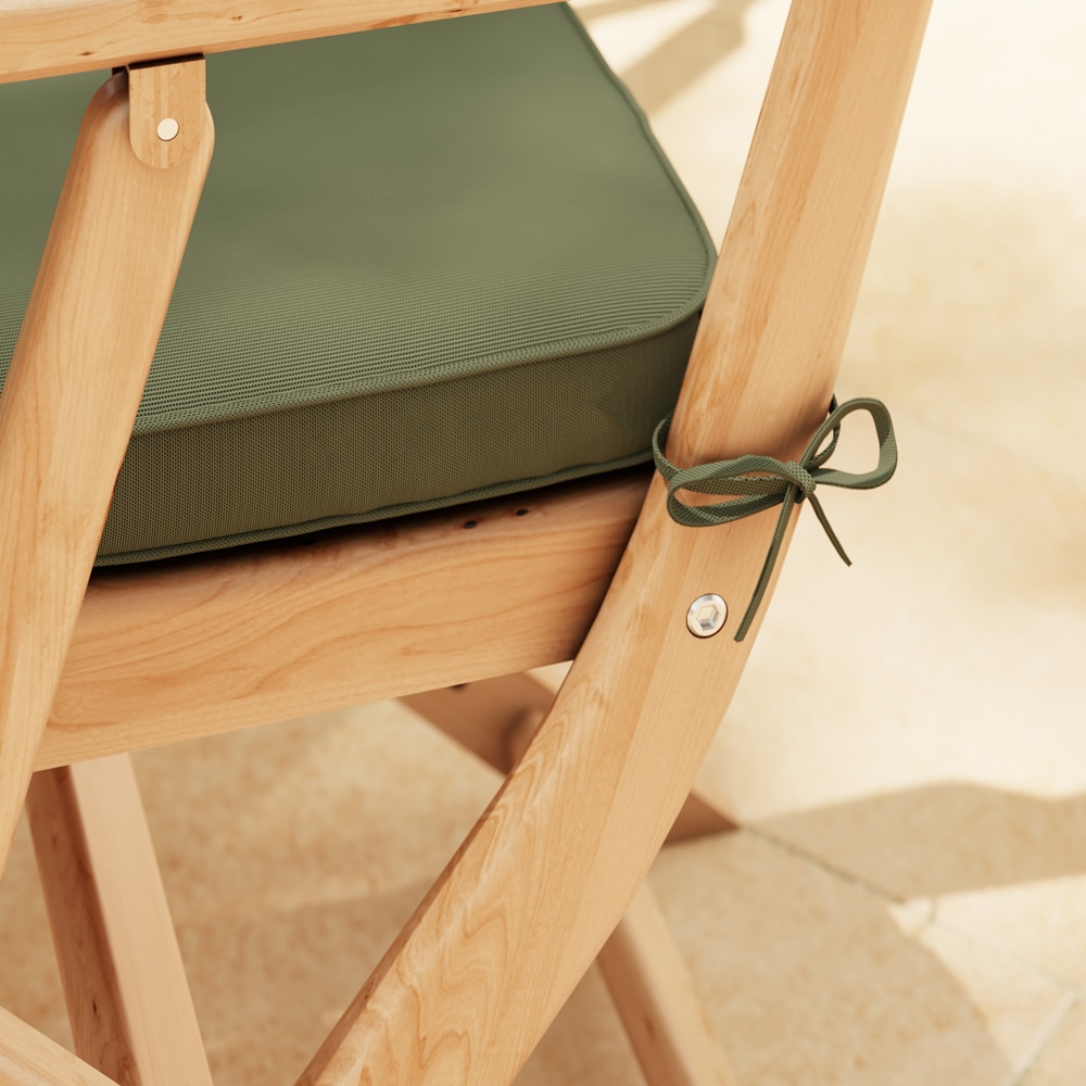 Perna scaun Tiga, textil, 38 x 40 cm, oliv