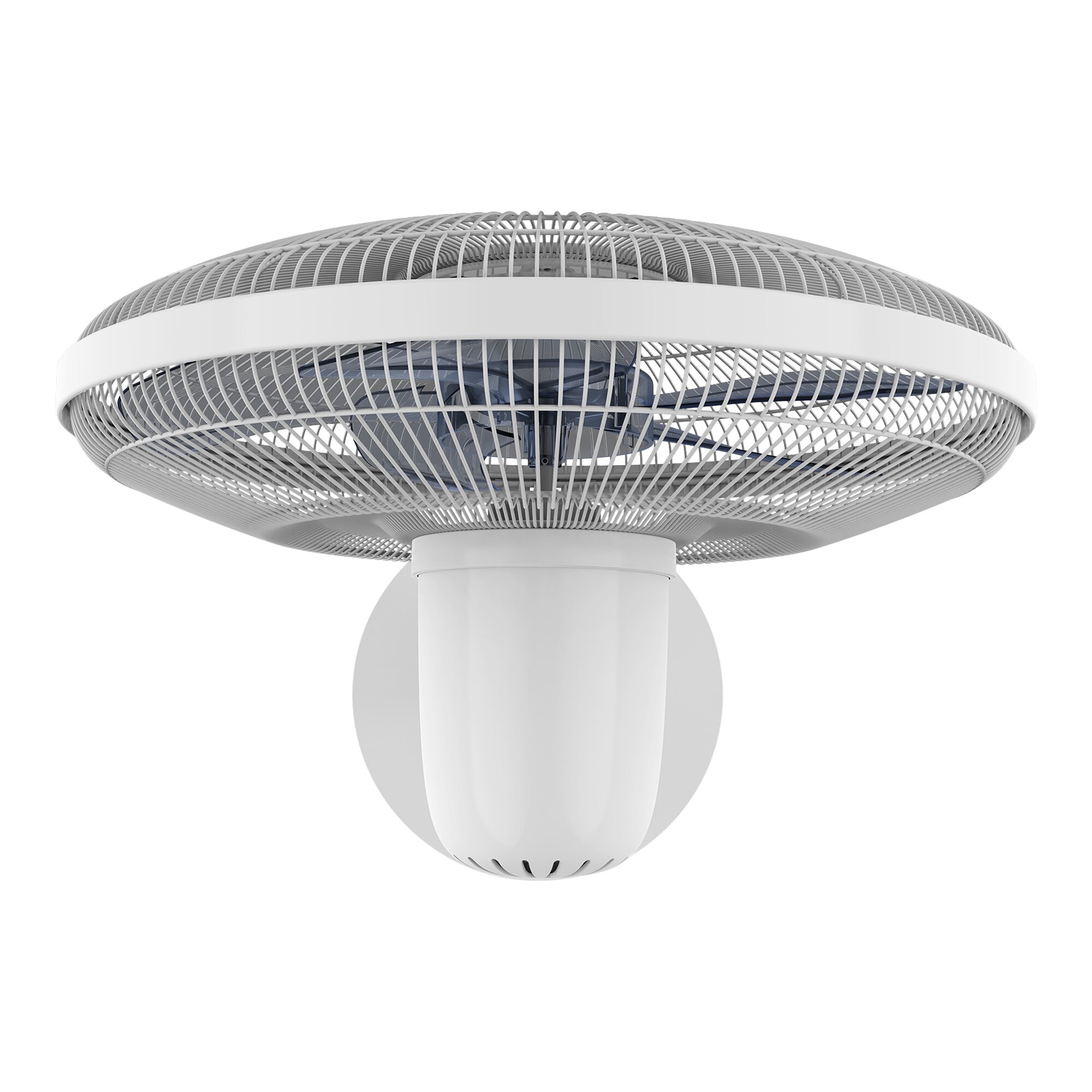 Ventilator cu piedestal, 40 cm, alb