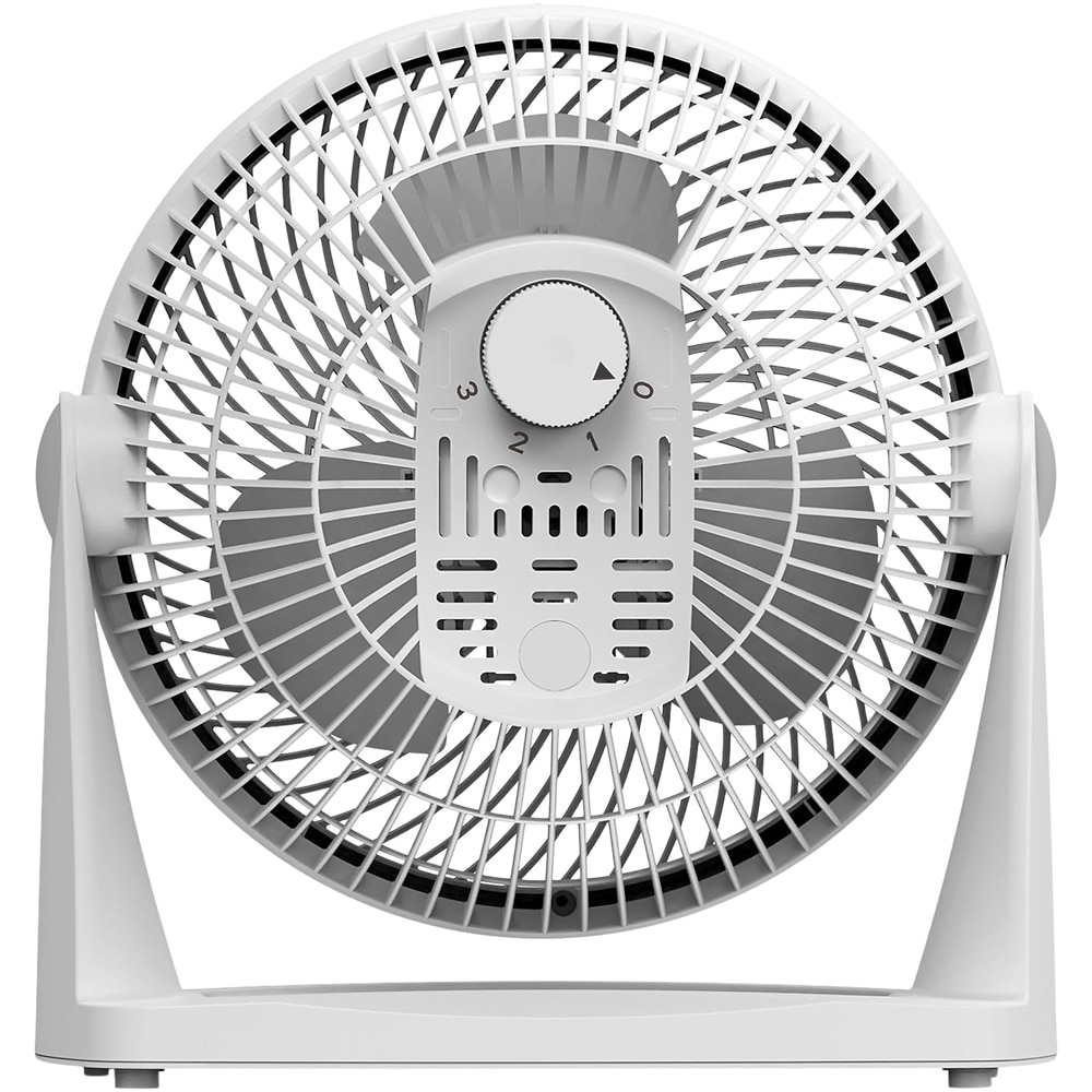 Ventilator de birou, 3 trepte de viteza, D17 cm, 21W, alb
