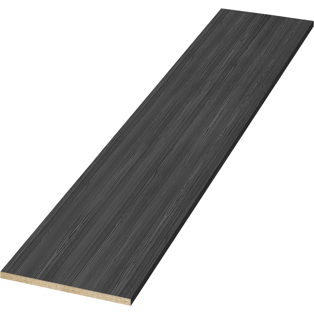 Blat bucatarie GoodHome Linea, 3.8 x 62 x 300 cm, PAL laminat, negru