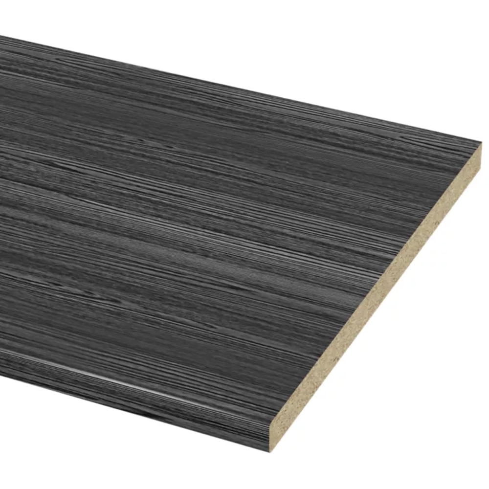 Blat bucatarie GoodHome Linea, 3.8 x 62 x 300 cm, PAL laminat, negru