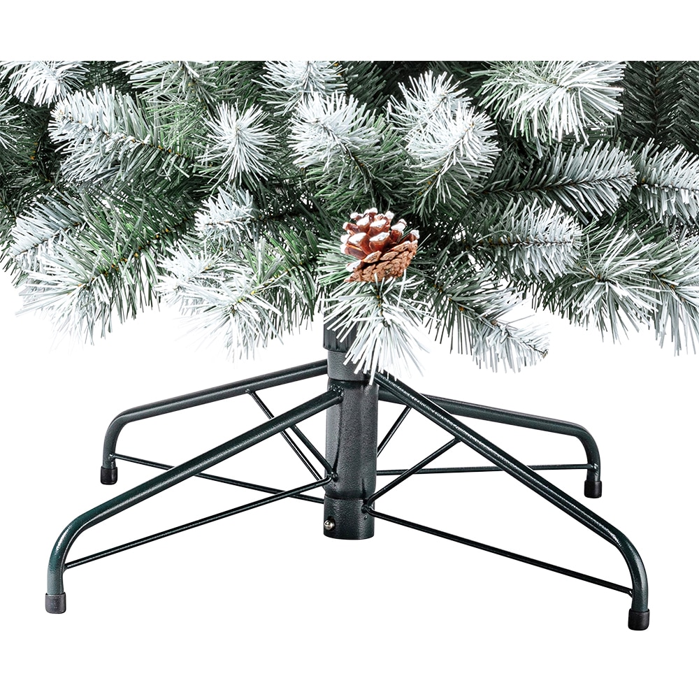 Brad artificial decorat Aumont, 213 cm, verde