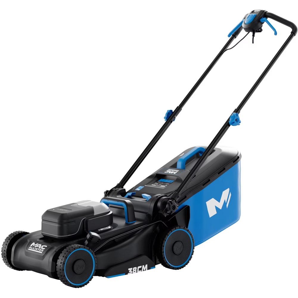 Masina de tuns iarba MAC ALLISTER, Electrica, 1700W, latime taiere 38 cm, cos 45L, albastru-negru
