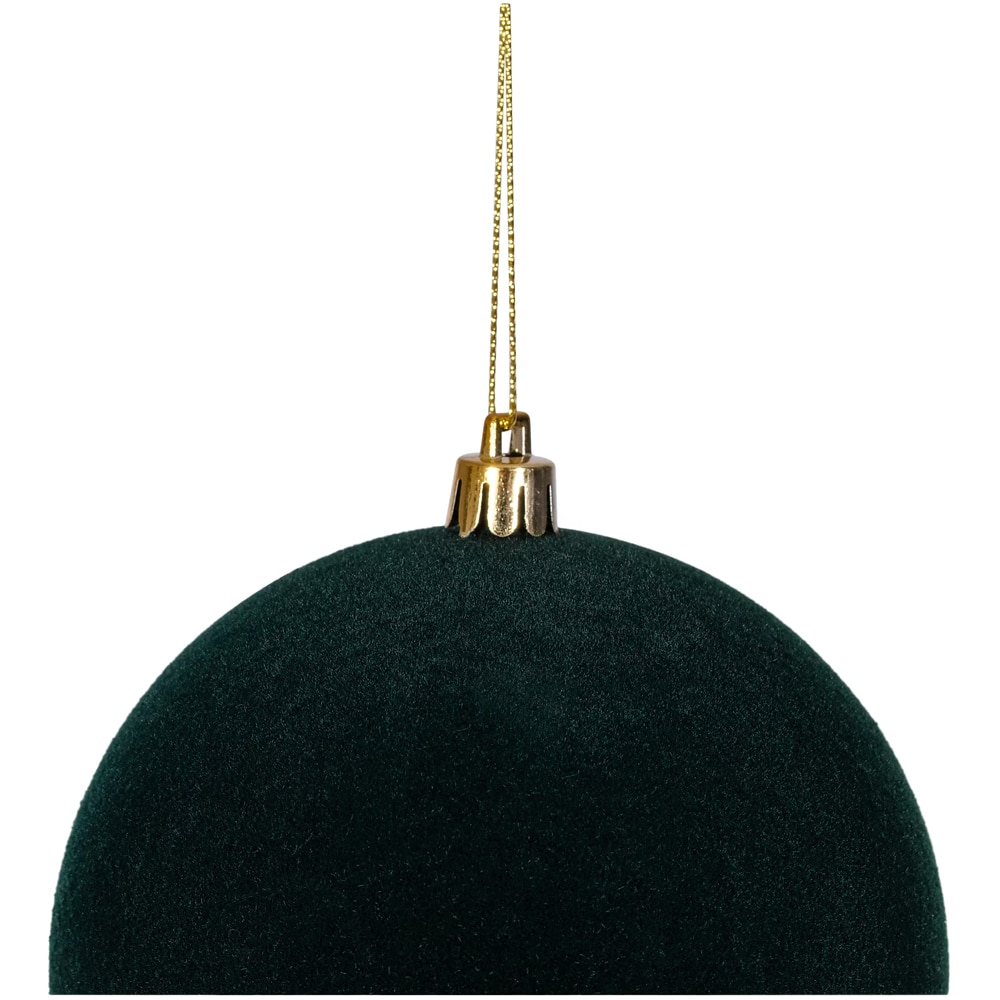 Glob Craciun, 15 cm, verde