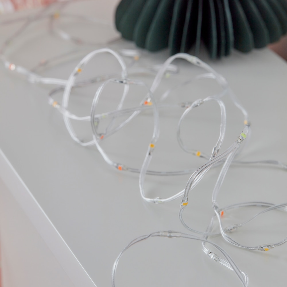 Ghirlanda luminoasa, 100 microled-uri, 5.25 m, iluminare color