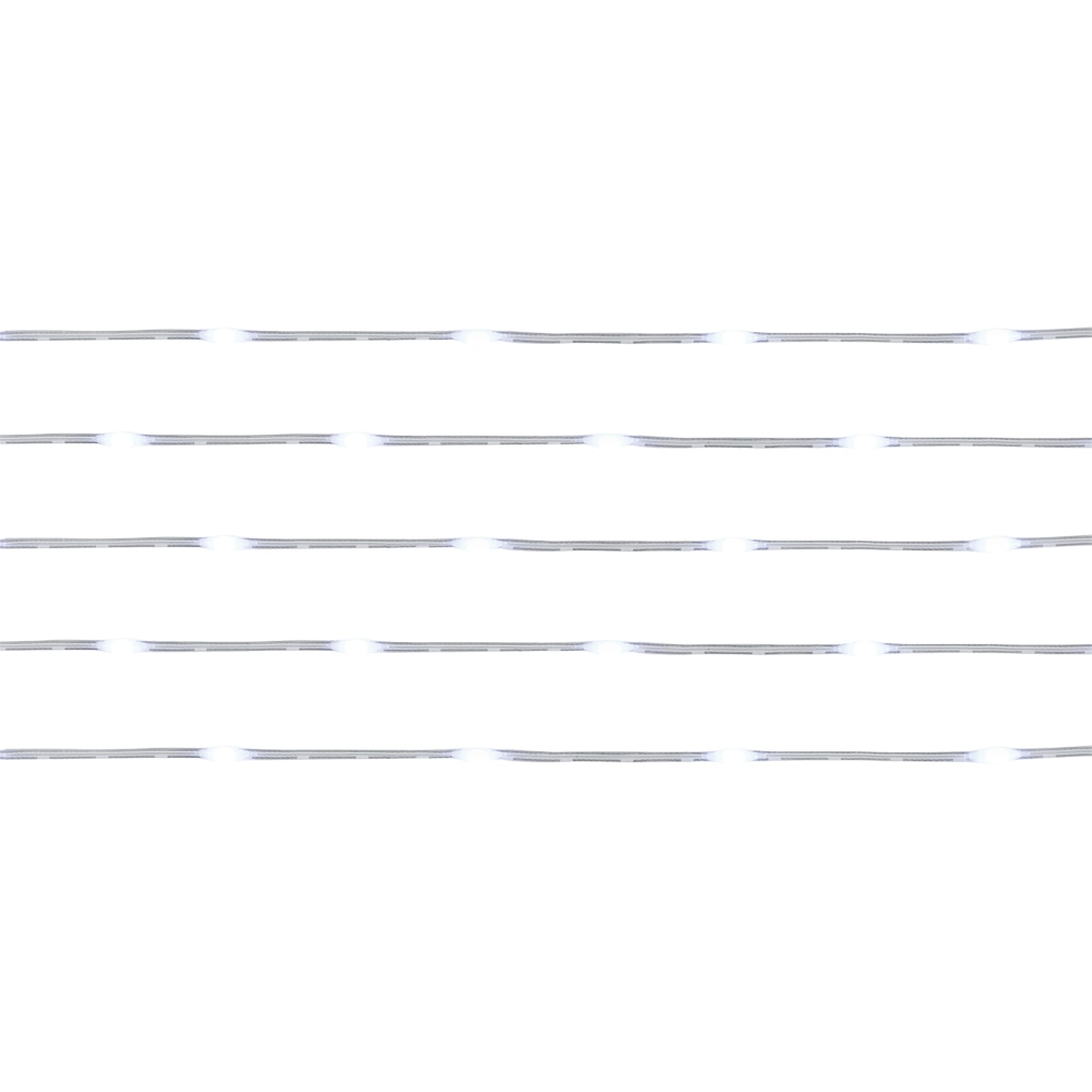 Ghirlanda luminoasa, 20 microled-uri, 1.25 m, iluminare alb rece