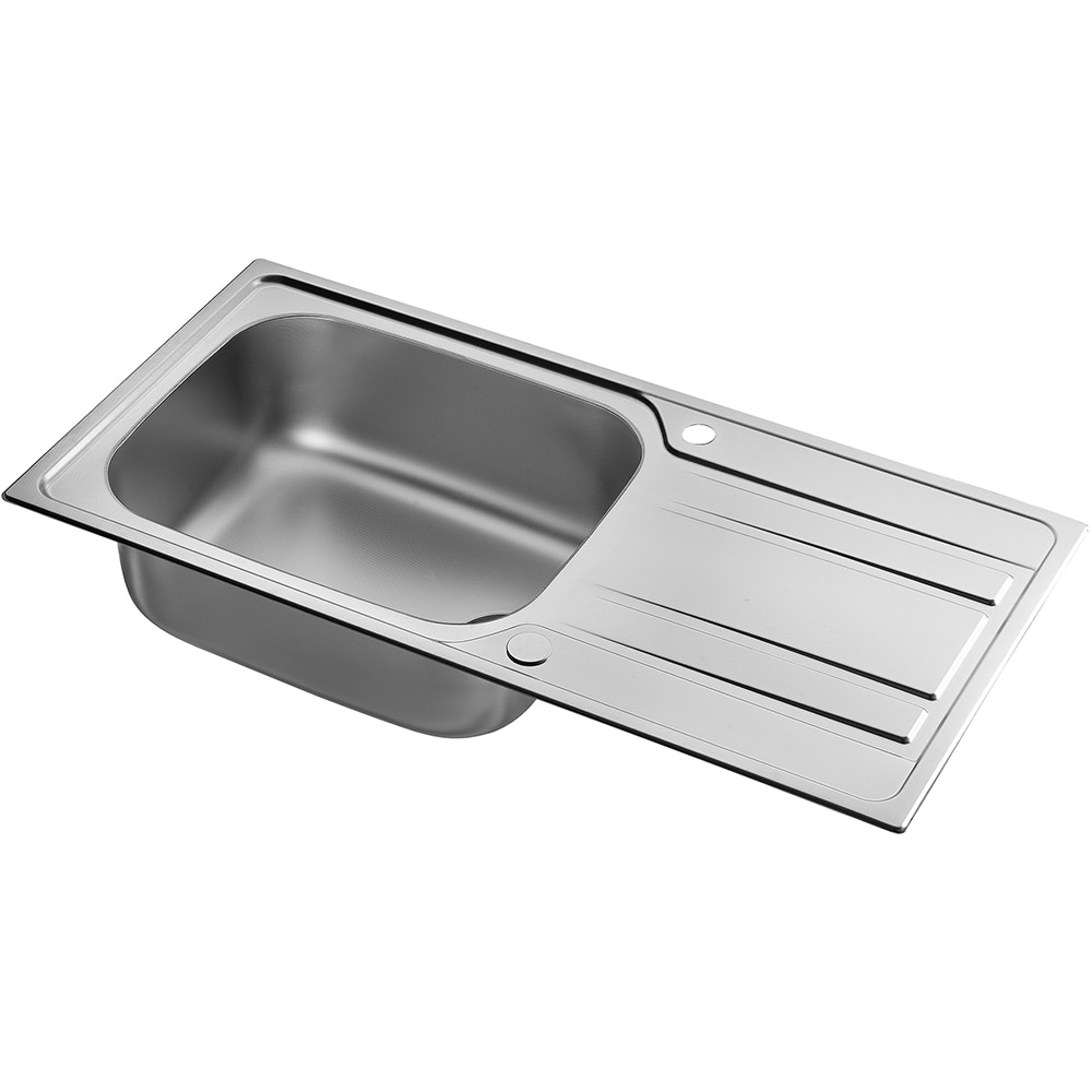 Chiuveta bucatarie GOODHOME Lucerne, 1 cuva, picurator reversibil, 100 x 50 cm, inox