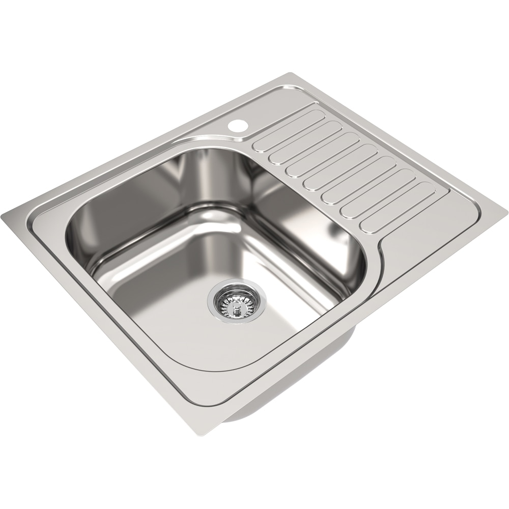 Chiuveta bucatarie Jabiri XS, 1 cuva, picurator reversibil, 60 x 50 cm, inox