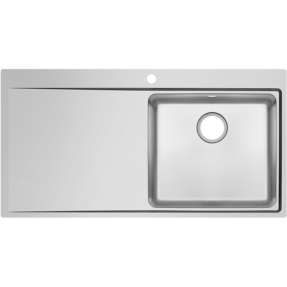 Chiuveta bucatarie GOODHOME Varenna, 1 cuva, 100 x 52 cm, inox