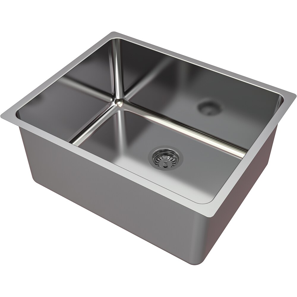 Chiuveta bucatarie GoodHome Villach XS, 1 cuva, inox, 54 x 44 x 20 cm, fumuriu