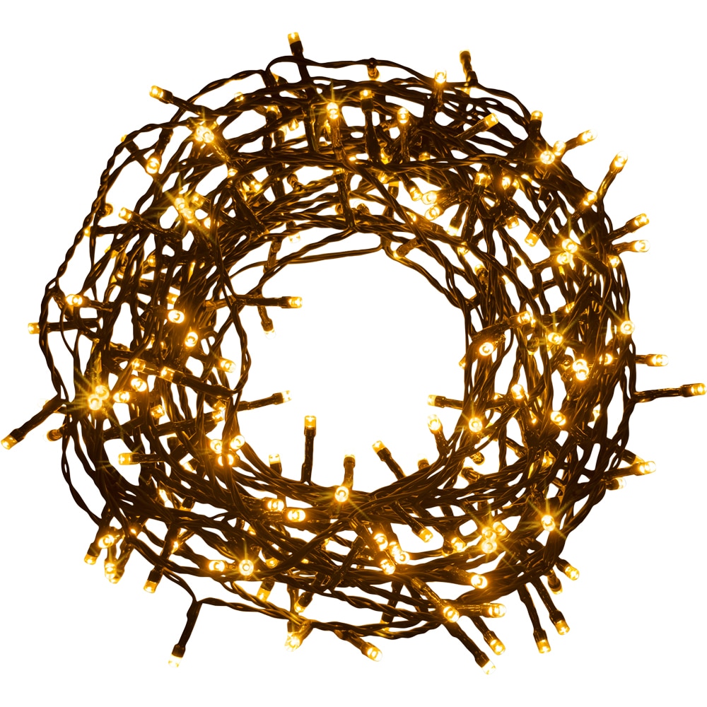Ghirlanda luminoasa, 240 led-uri, 17.95 m, iluminare alb cald