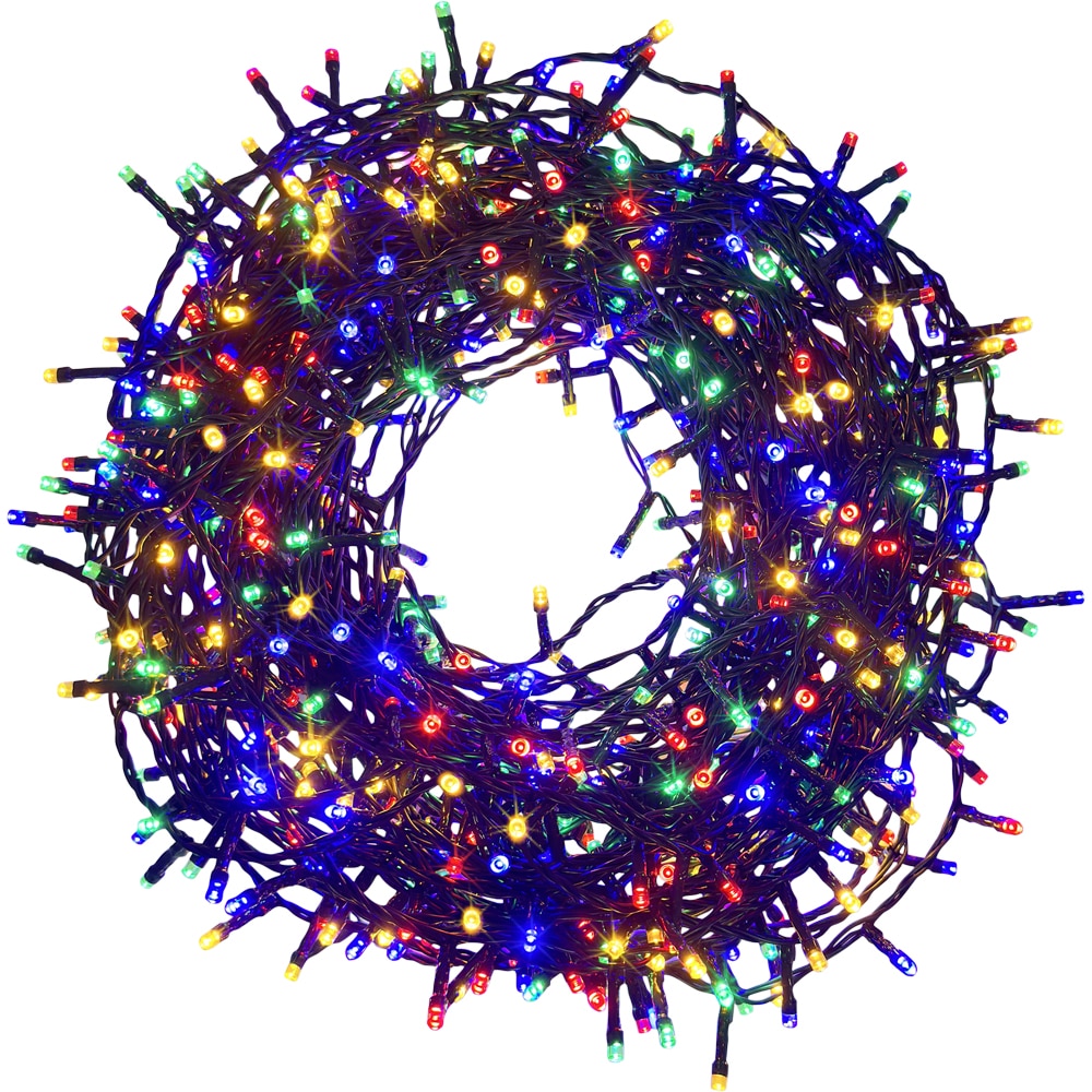 Ghirlanda luminoasa, 720 led-uri, 45.95 m, iluminare color