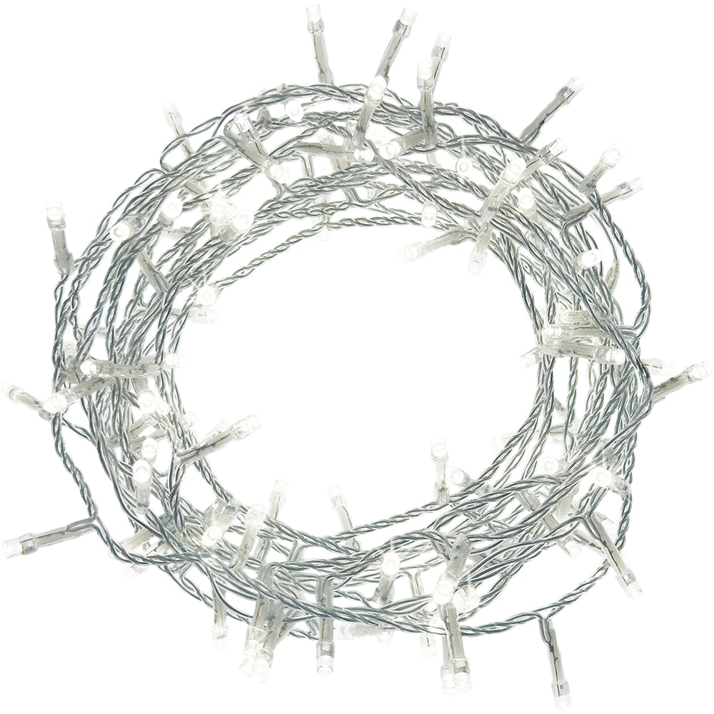 Instalatie de Craciun, 120 LED, 9.95 m, iluminare alb rece