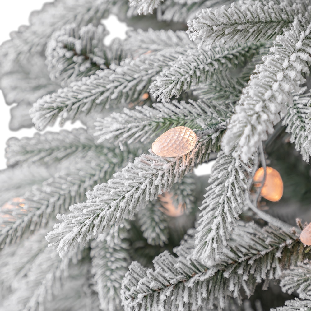 Brad artificial de Craciun Perlit, 183 cm, polietilena si PVC, verde