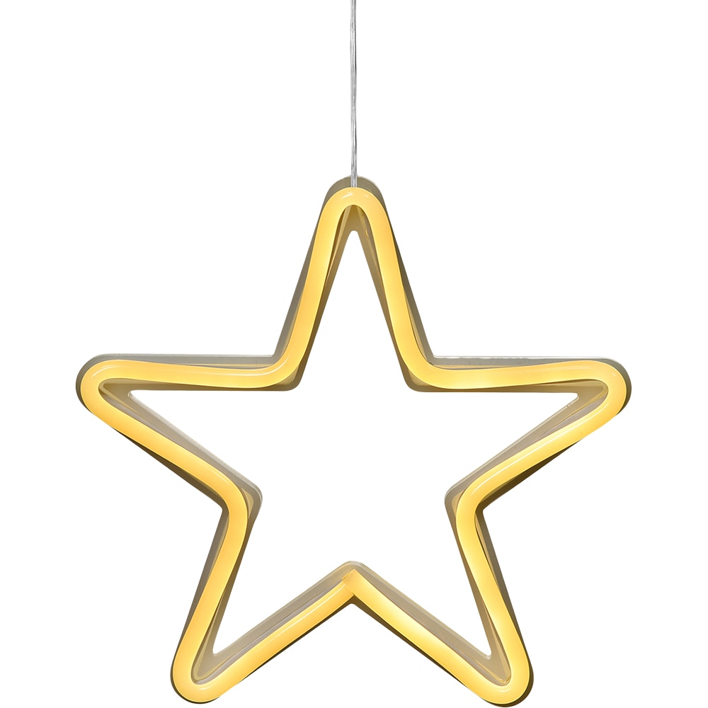 Instalatie cu stelute de Craciun 243 LED-uri, 12 m, 6W, transparent, culoare alb cald