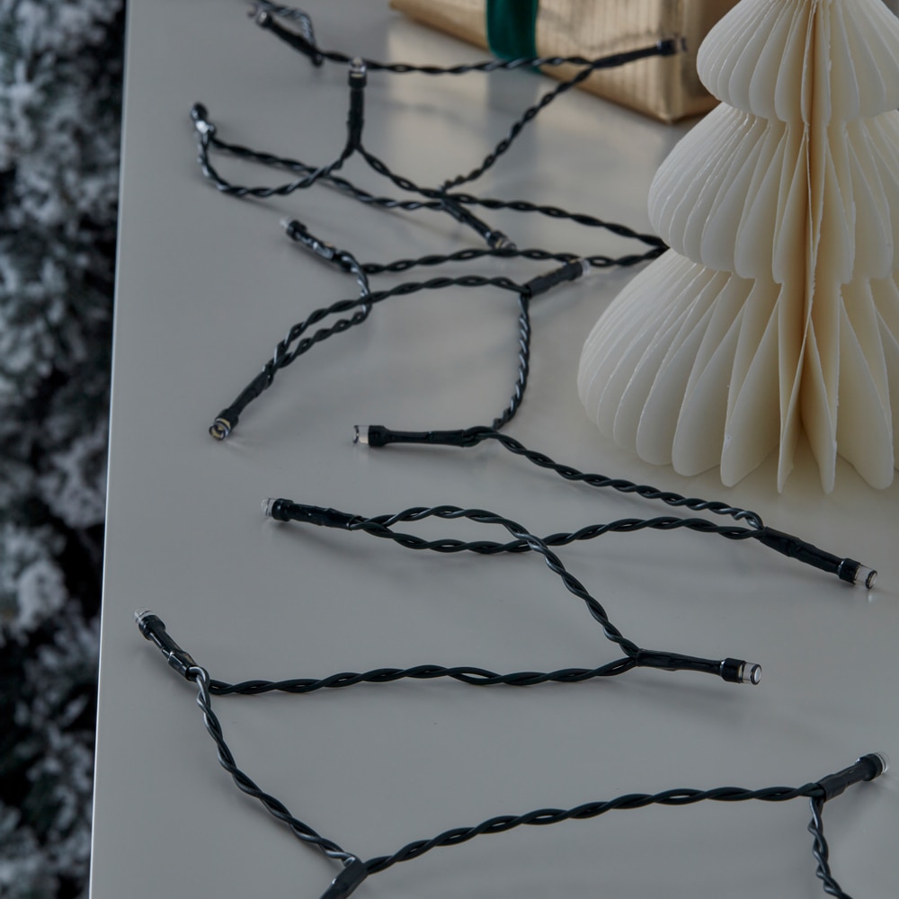 Ghirlanda luminoasa, 120 led-uri, 12.2 m, iluminare alb rece