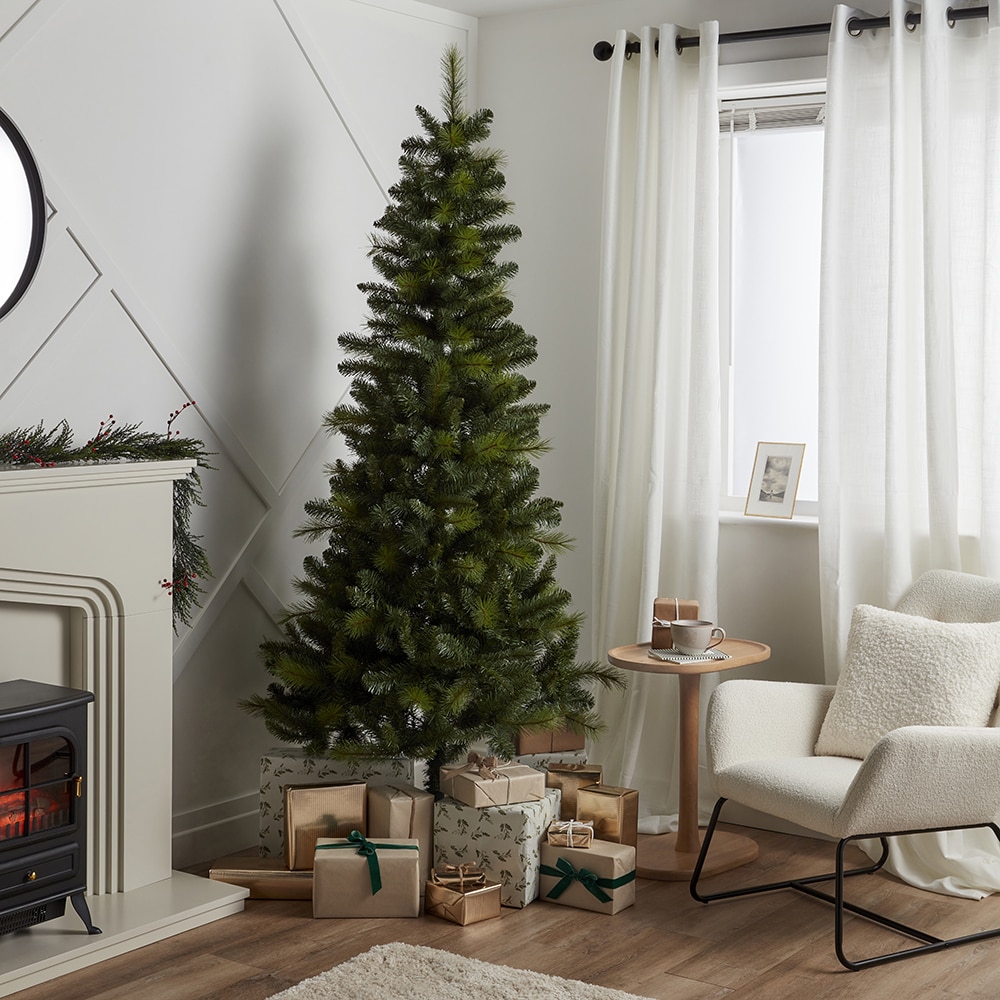 Brad artificial Cupid, suport inclus, 213 cm, verde