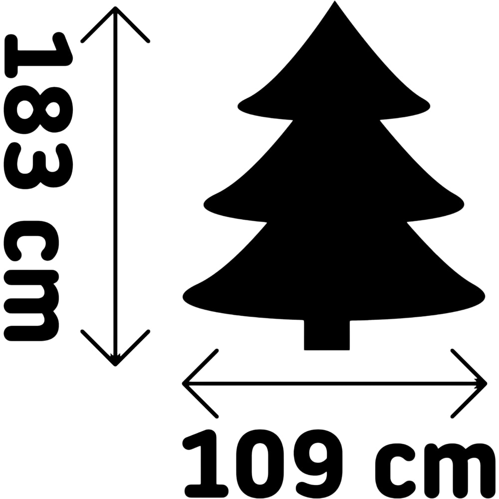 Brad artificial de Craciun Dasher, 183 cm, Polietilena si PVC, verde
