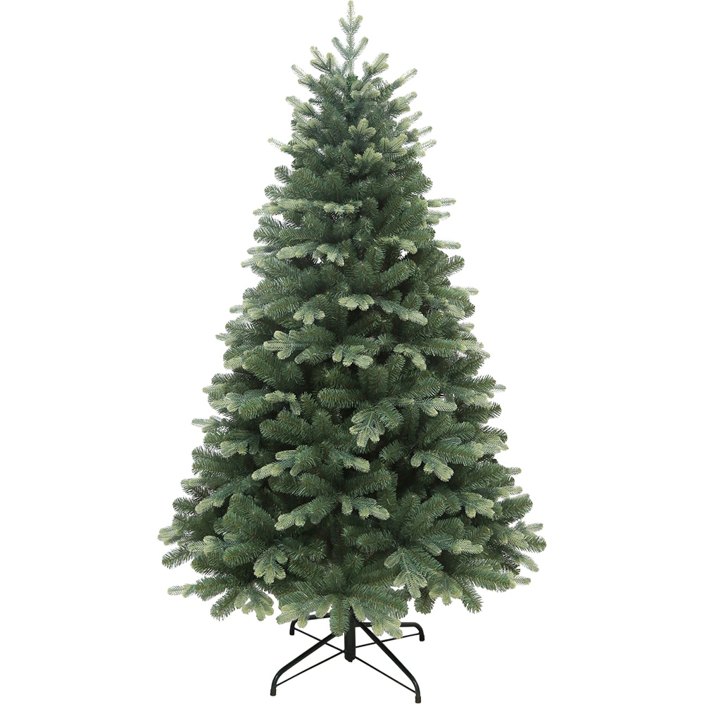 Brad artificial de Craciun Dasher, 183 cm, Polietilena si PVC, verde