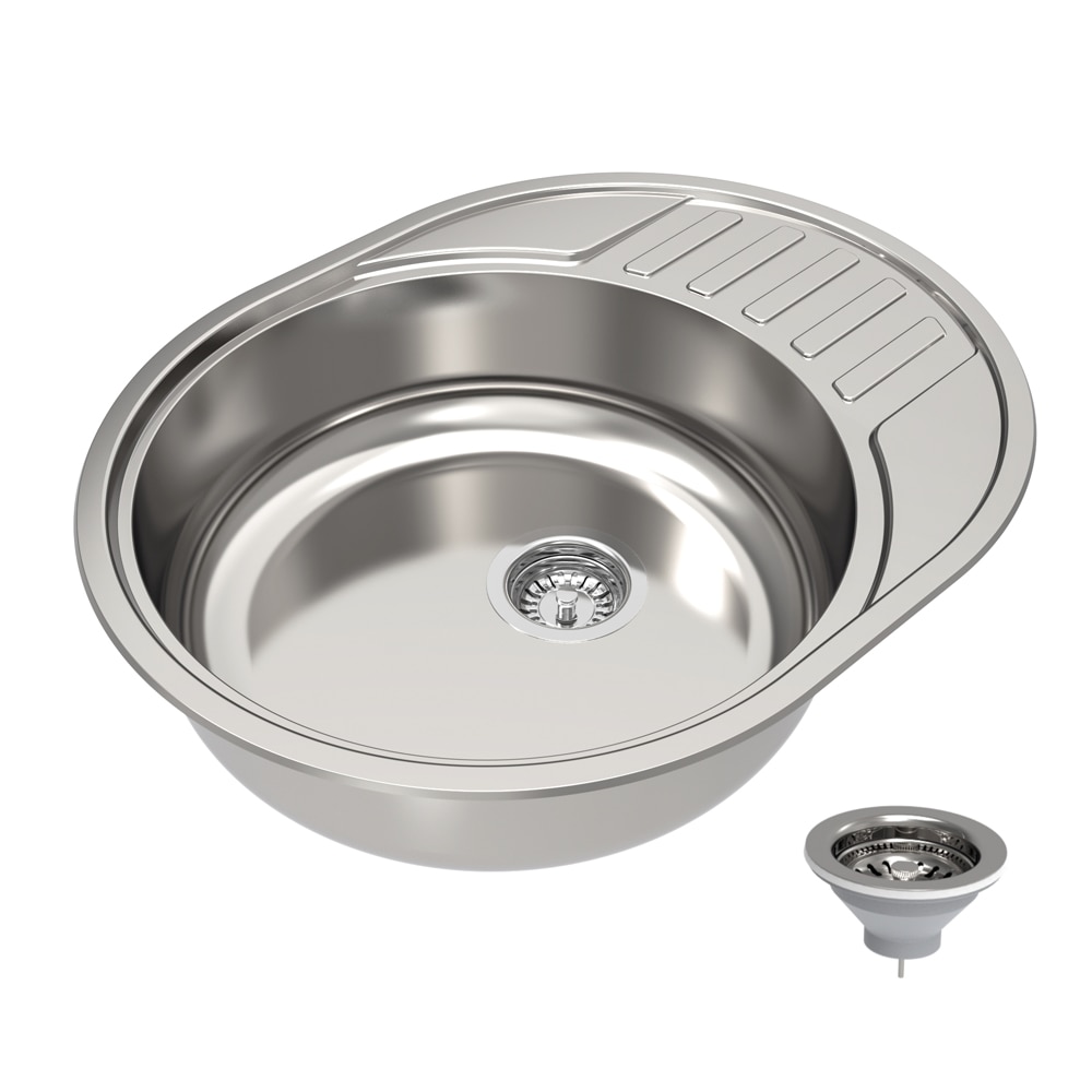 Chiuveta bucatarie Liebig 1K, 1 cuva, picurator reversibil, 60 x 48 cm, inox