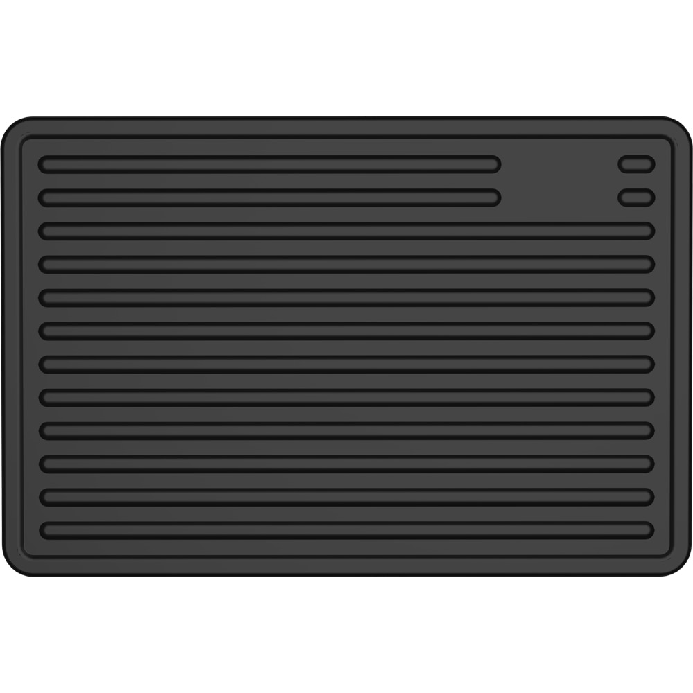 Scara pliabila 1x2 trepte, otel, negru