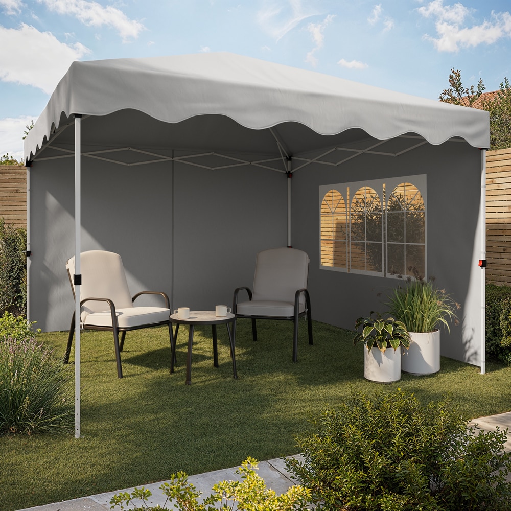 Pavilion GOODHOME Evodia Pop, 3 x 3m, alb