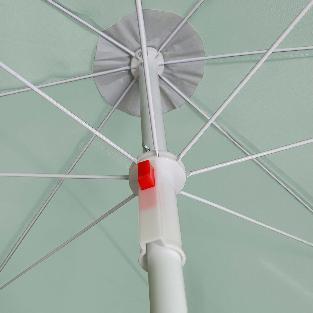 Umbrela terasa Curacao, poliester, 178 x 186 cm, verde deschis