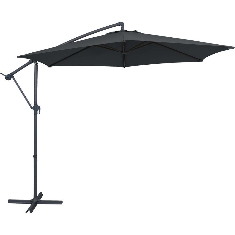 Umbrela de exterior GOODHOME Kigali, 3 x 3m, negru