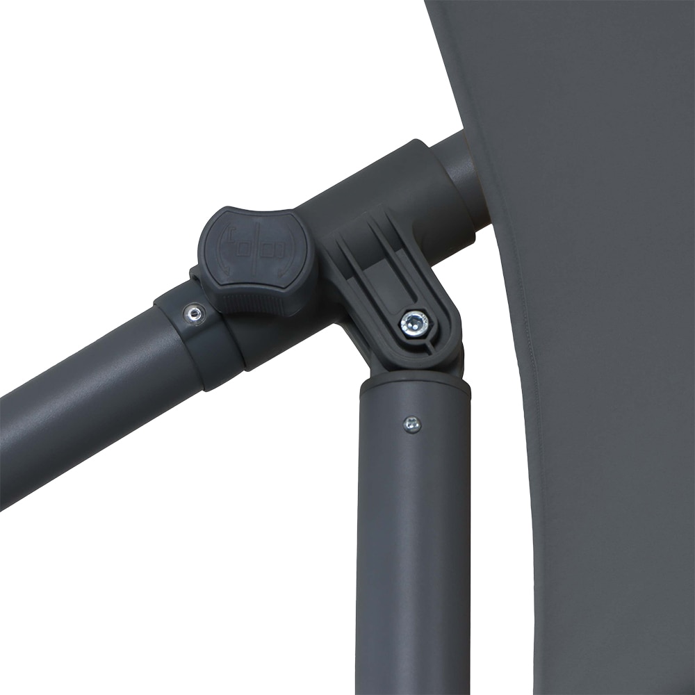 Umbrela de exterior GOODHOME Kigali, 3 x 3m, negru