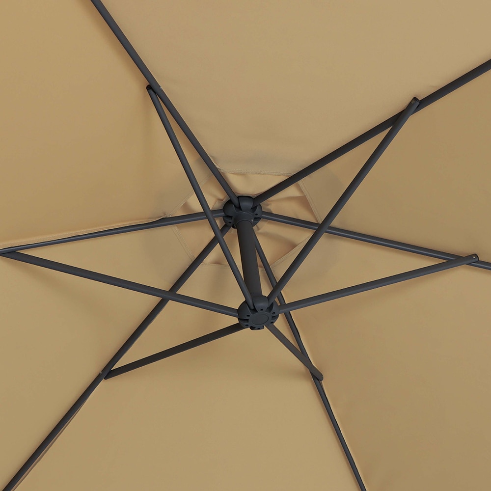 Umbrela de exterior GOODHOME Kigali, 3 x 3m, bej