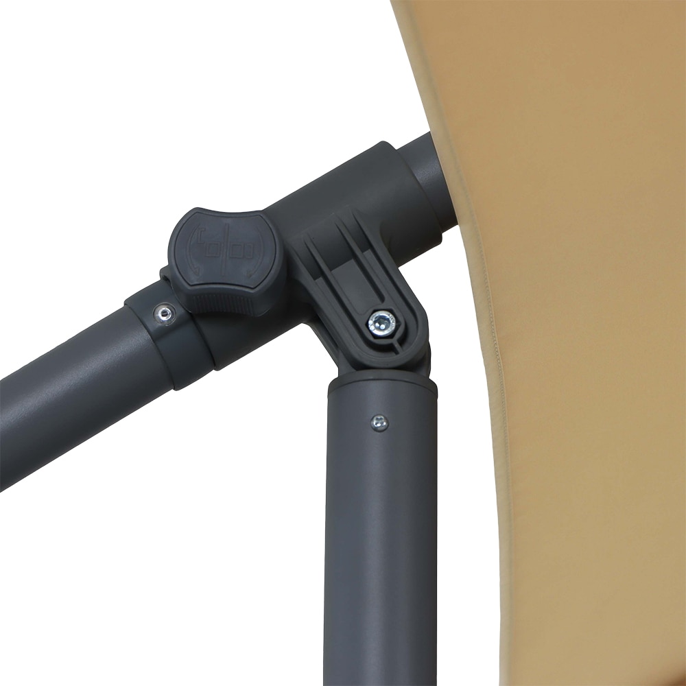 Umbrela de exterior GOODHOME Kigali, 3 x 3m, bej