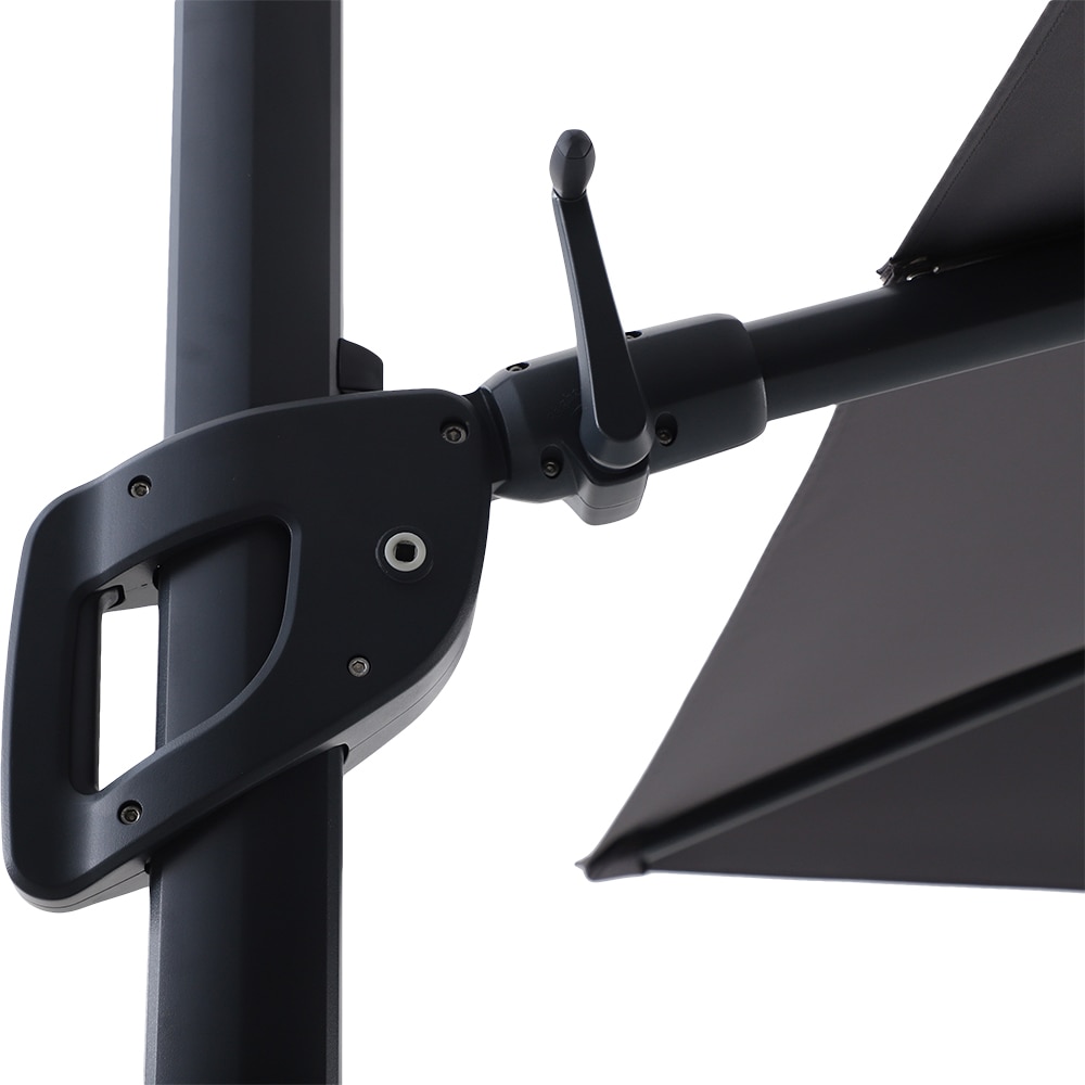 Umbrela de exterior GOODHOME Corby, 3 x 3m, negru