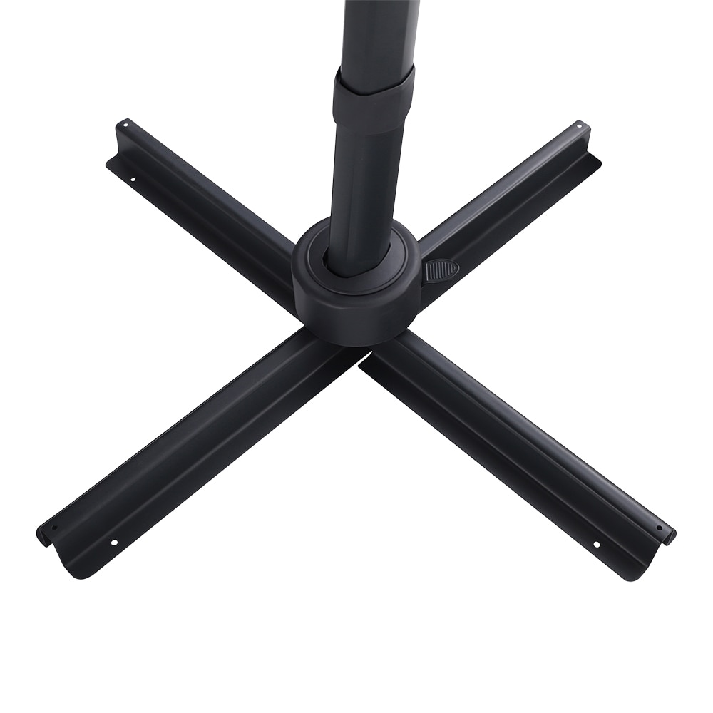 Umbrela de exterior GOODHOME Corby, 3 x 3m, negru