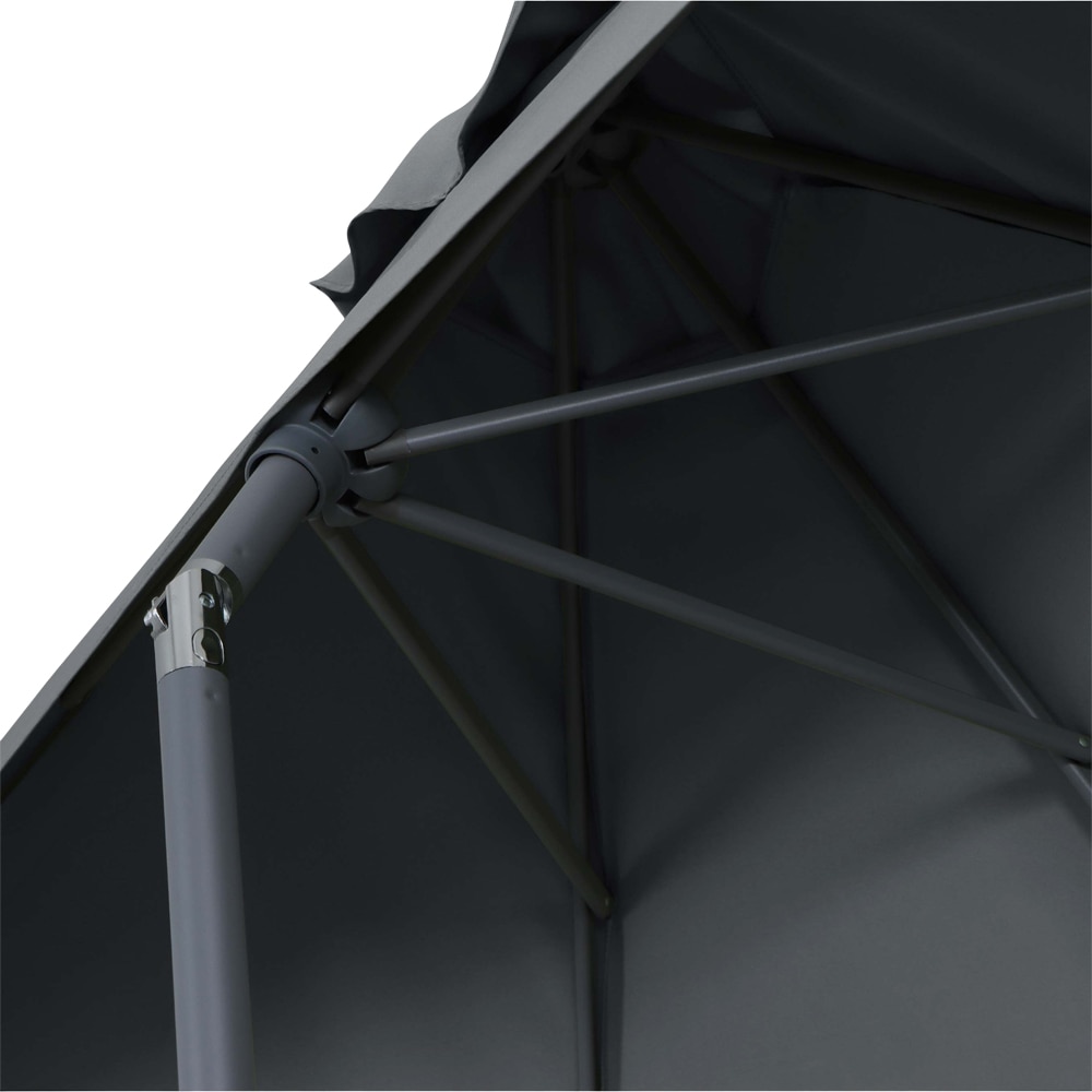 Umbrela de exterior GOODHOME Kasane, negru