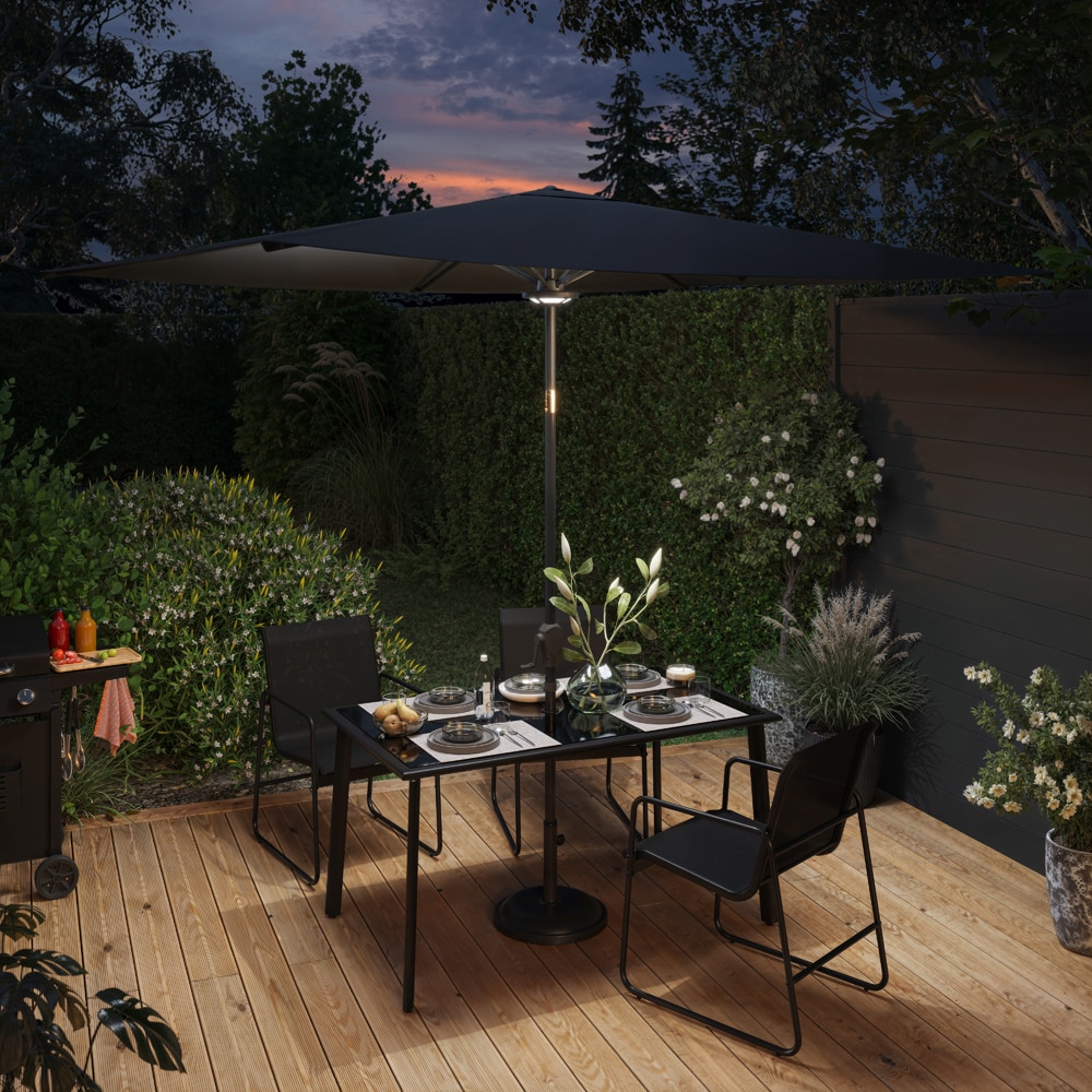 Sistem LED pentru stalp umbrela Parasol, 5W, 4000K, negru