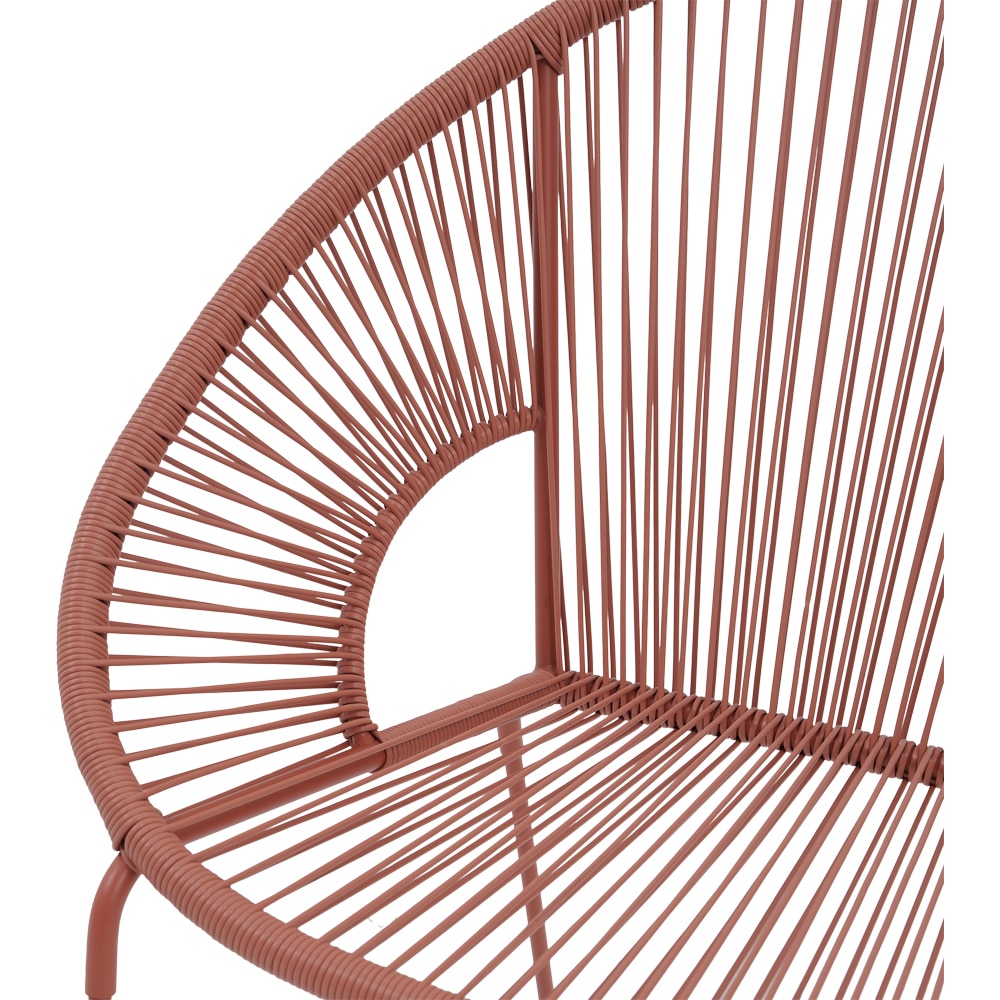 Scaun terasa Hosti, otel, 74 x 69.5 x 82 cm, roz